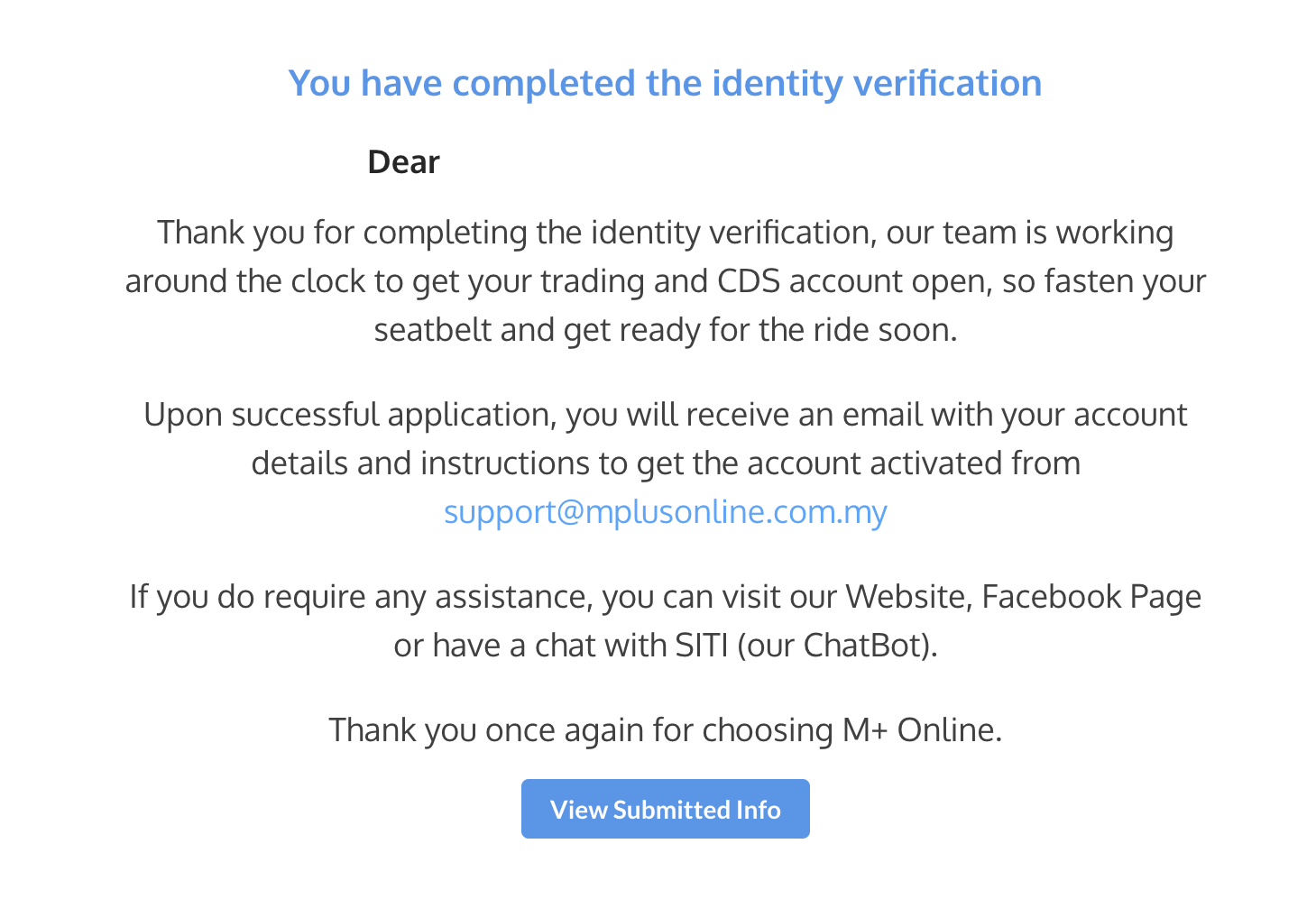 Open MPlus Online CDS account Ringgit Lab Elite