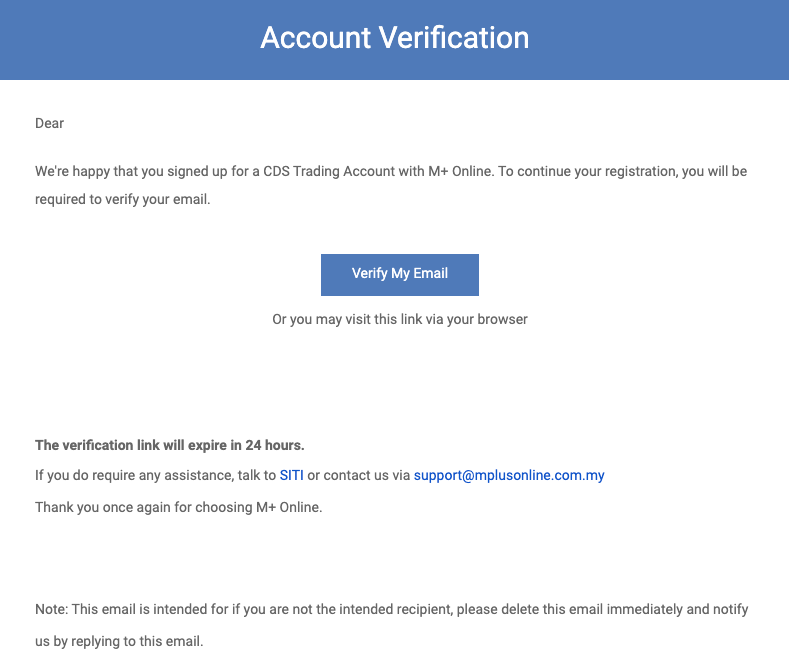 Open MPlus Online CDS account Ringgit Lab Elite