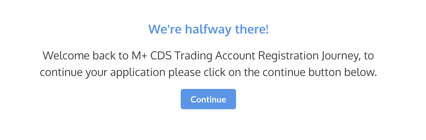 Open MPlus Online CDS account Ringgit Lab Elite